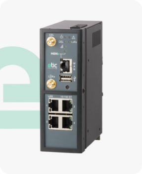 RAS-EC-480-LE VPN Router z. Fernwartung, 2x WAN, 4x LAN, LoRa