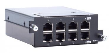RM-G4000-8GPoE, Gigabit Ethernet module with 8 10/100/1000BaseT(X) IEEE 802.3bt