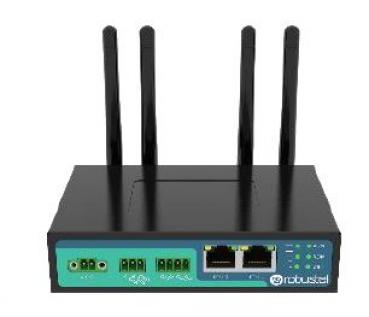 Robustel R2010-B-4L, Dual SIM,PoE-PD,  2x LAN, 1x DI, 1x DO, 1x serial