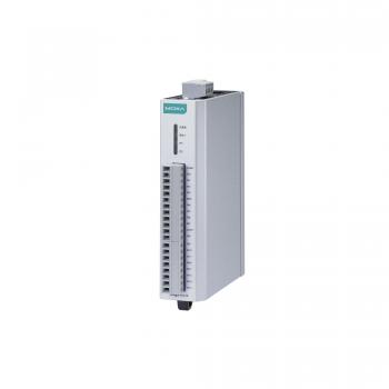 RS-485 remote I/O, 16 DIs, -10 to 75°C operating temperature.