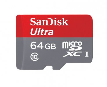 SanDisk MicroSDXC-Speicherkarte, Class 10, 64 GB für BrightSign Mediaplayer