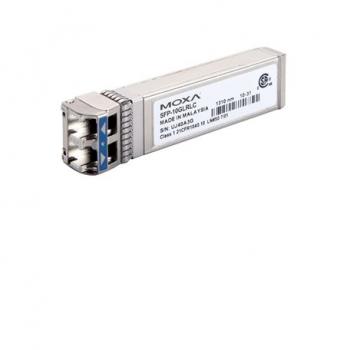 SFP+ module with 1 10GBase-LR port for 10 km transmission, LC connector, -40 to