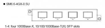 SM6.6-4GE-0,5U 4 GB Ethernet Module für SICOM3028GPT-SLOT2-7
