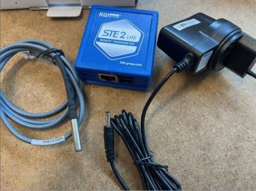 Preview: STE2 Lite, 600829, IP-Thermometer, WLAN, E-Mail, 1-m-Fühler 1