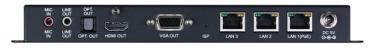 TCP/IP 4K Extender für HDMI o. VGA, USB und RS-232, PoE 3
