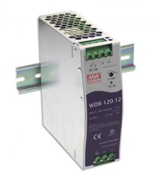 WDR-120-24 Mean Well 120 W/5 A DIN-rail 24 VDC, -25°C bis 70°C
