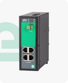 XSLAN+1400 SHDSL Ethernet Extender, bis 15 Mbps, 1x SHDSL, 4x LAN