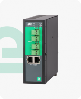 XSLAN+BP4200 SHDSL Ethernet Extender, bis 15 Mbps, 4x SHDSL, 2x LAN
