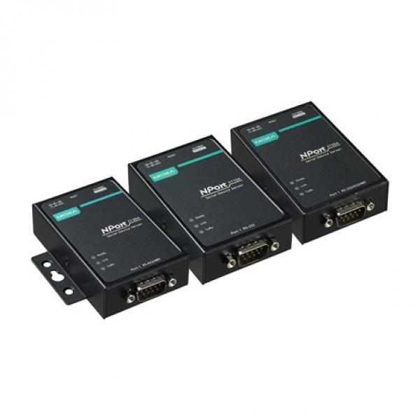 1 Port Device server, 10/100M Ethernet, RS-232, DB9 male,  0.5KV Surge, mit NT  1