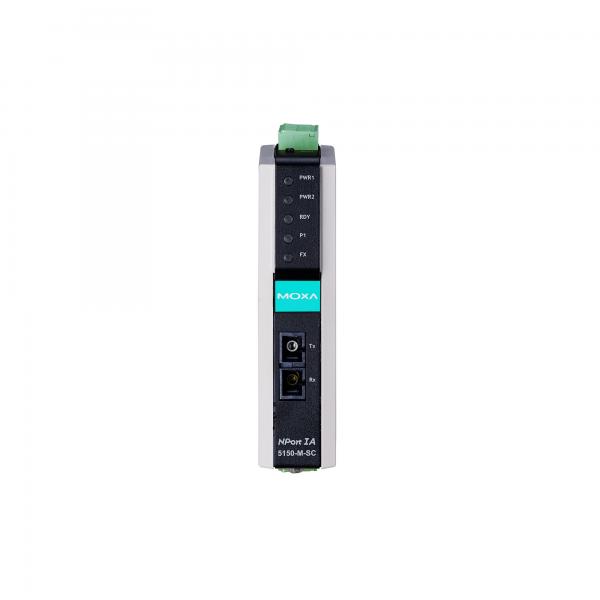1-port RS-232/422/485 serial device server, 100M Multi mode Fiber, SC connector