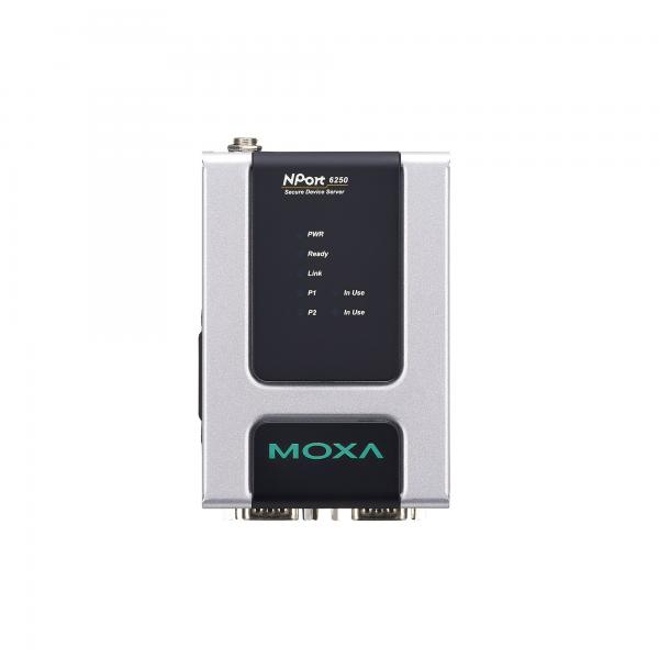 2 ports RS-232/422/485 secure device server, multimode mode Ethernet with SC co