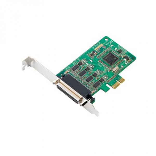 4 Port PCIe Board, w/ DB25M Cable, RS-232/422/485, w/ Isolation, Low Profile