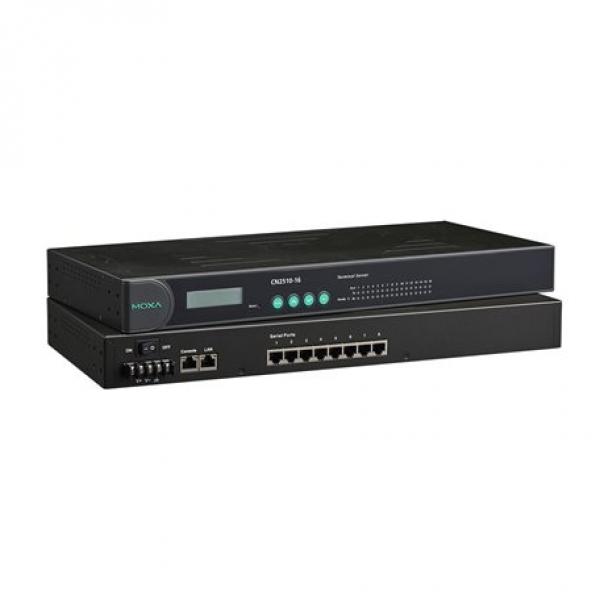 8 port Terminal Server, single 10/100M Ethernet, RS-232, RJ-45 8pin,  +-48 VDC