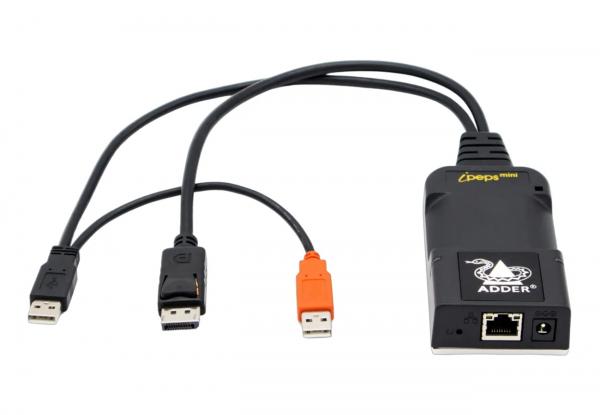 AdderLink ipeps mini - DP. Stand Alone KVM Over IP Unit (Displayport & USB) 1