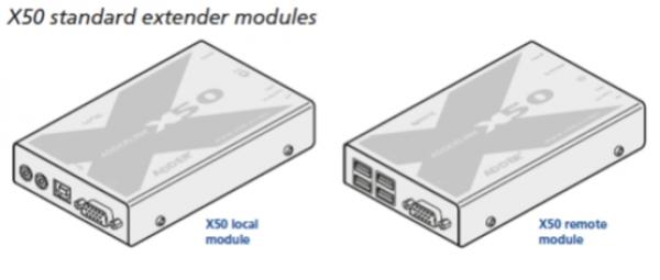 AdderLink X50. Transparent USB & VGA KVMA CATx Extender 50 Mtr 3
