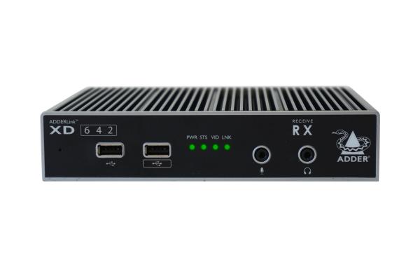 AdderLink XD642P-DP, DisplayPort-KVM-Extender, Dual 4K60 3