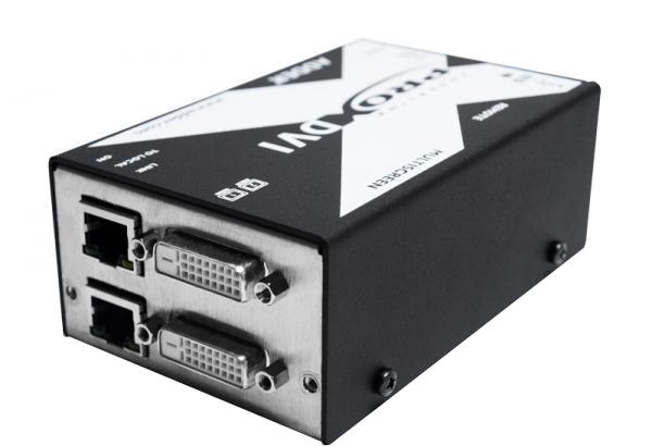 AdderLink XDVI. USB & Dual Head Single Link DVI KVMA CATx Extender 50 Mtr