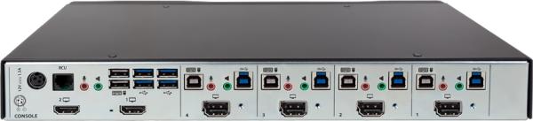 ADDERView CCS-MV4228 4fach MultiViewer, 2 Bildschirme, 4K, USB und Audio 2