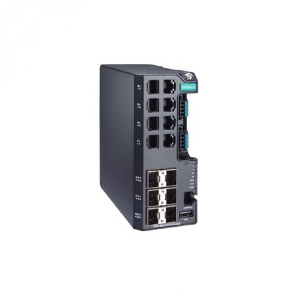 EDS-4014-4GS-2QGS-LV, 14-Port Managed Gigabit Ethernet Switch