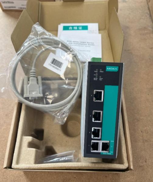 EDS-405A, Entry-level managed Ethernet switch with 5 10/100BaseT(X) ports 1