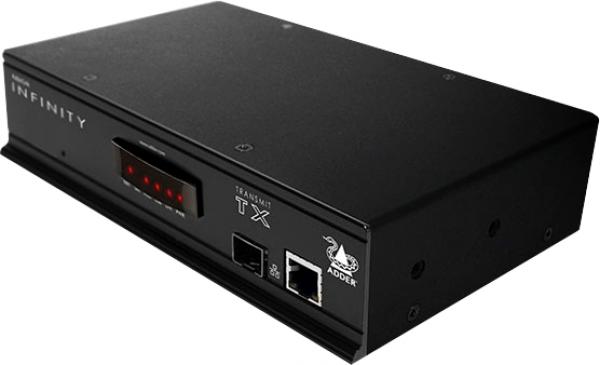 Enhanced AdderLink Infinity DVI, USB, Audio, RS232 over Gigabit Pair UK PSU