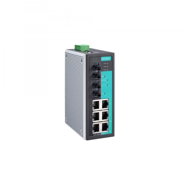 Entry-level Industrial Managed Ethernet Switch with 6 10/100BaseT(X) ports, 2 m