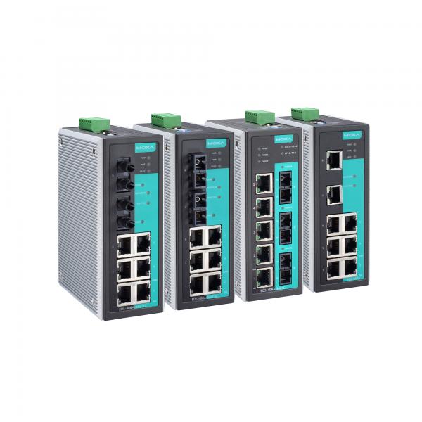 Entry-level managed Ethernet switch with 5 10/100BaseT(X) ports, and 1 100BaseF