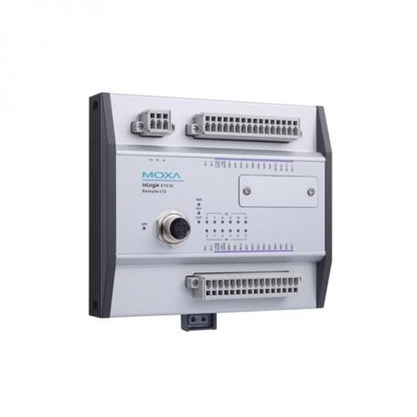 Ethernet remote I/O, M12 connector, 12 DIs, -40 to 85°C operating temperature.