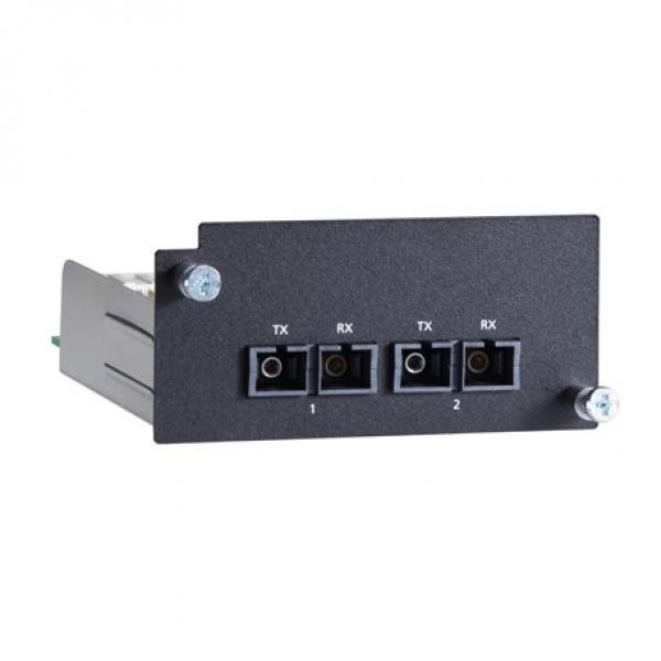 Fast Ethernet module with 2 100BaseFX single-mode ports with SC connectors