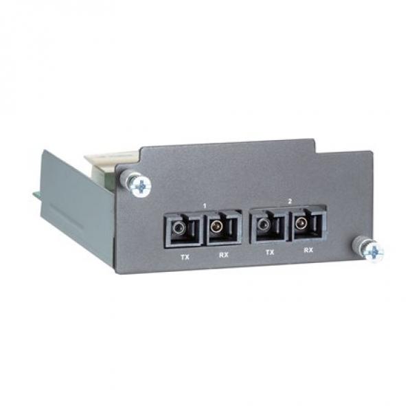 Fast Ethernet Module with 2 multi-mode 100BaseFX ports with SC connectors