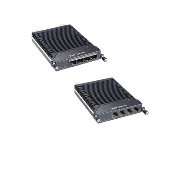 Fast Ethernet module with 4 10/100Base-TX ports