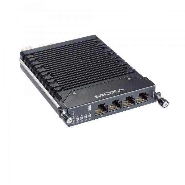 Giga Ethernet module for PT-G7728/G7828 series with 4 10/100/1000 BaseT(X) PoE/