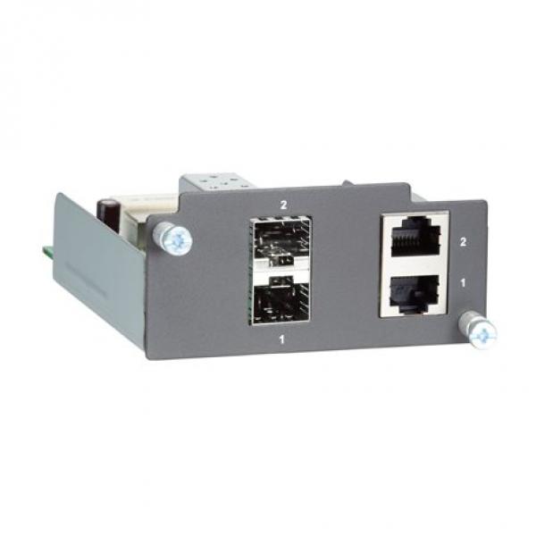 Gigabit Ethernet module with 2 10/100/1000BaseT(X) or 1000BaseSFP slot combo po