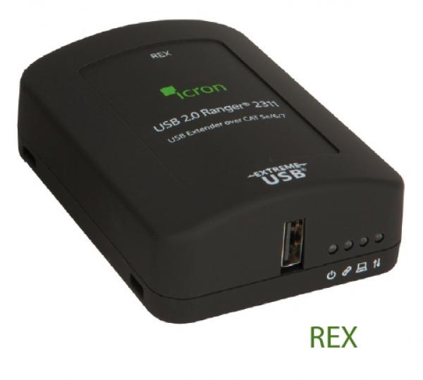 ICRON Ranger 2311 Set, USB 2.0, CATx, 1-Port, Kunststoff, 100m, flex. Power 1