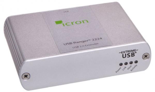 ICRON USB Ranger 2224, USB 2.0, 4port, 500m, 2x LwL LC