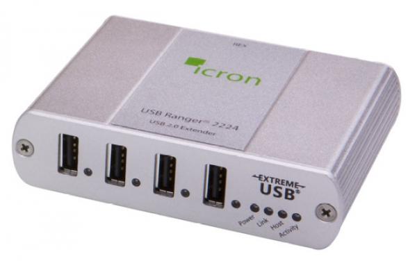 ICRON USB Ranger 2224, USB 2.0, 4port, 500m, 2x LwL LC 1