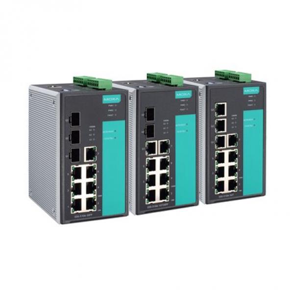 Industrial Gigabit Managed Ethernet Switch with 7 10/100BaseT(X) ports, 3 10/10 1