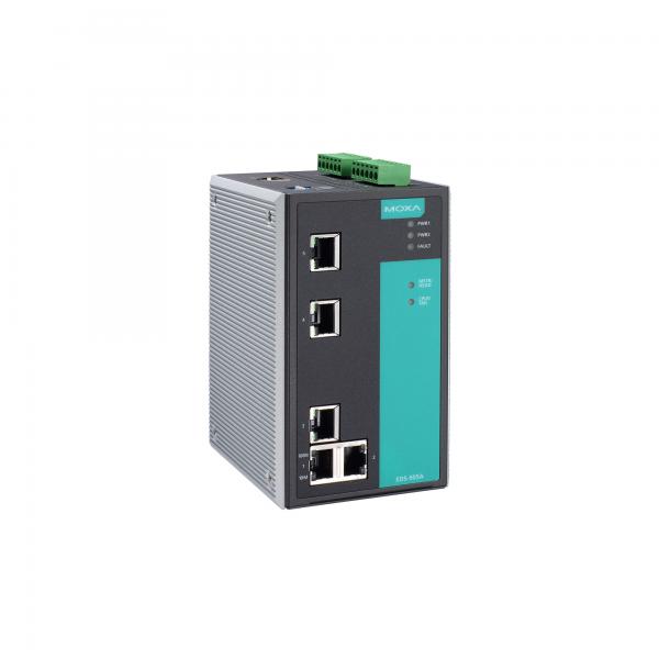 Industrial Managed Ethernet Switch with 5 10/100BaseT(X) ports, -40 to 75°C