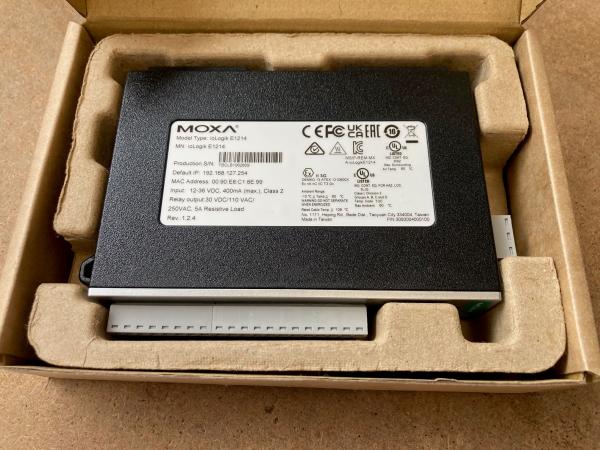 Moxa ioLogik E1214, Remote Ethernet I/O, 6DI/6Relay, 2-Port Switch 3