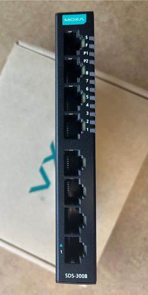 Moxa SDS-3008, Smart Managed Ethernet Switch, 8 Ports Fast Ethernet