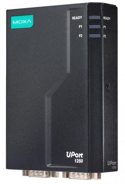 Moxa UPort 1250-G2 2Port USB-to-Serial Hub, RS-232/422/485 2