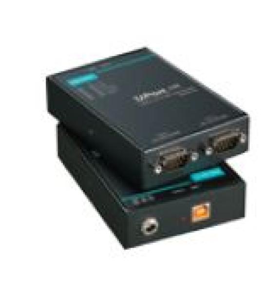 Moxa UPort 1250I, 2 Port USB-to-Serial Hub, RS-232/422/485, mit Isolation