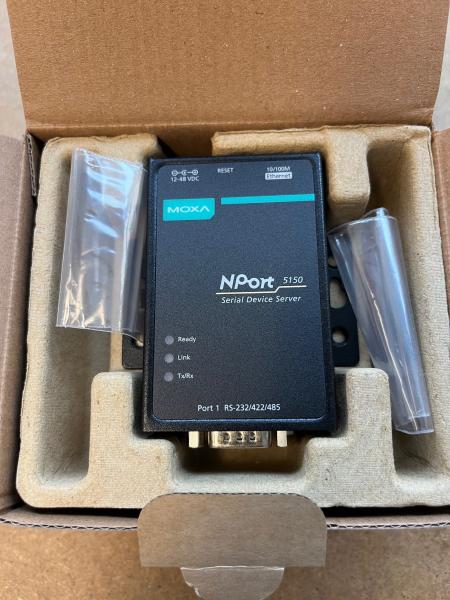 NPort 5150, 1Port, RS-232/422/485 auf Netzwerk, DB9 female, mit Netzteil 2