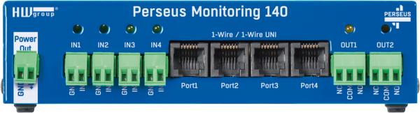 Perseus Monitoring 140, 600843, 100 (Kombi-)Sensoren, 4DI, 2 Relais, RS-485, Mod 2