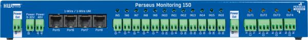Perseus Monitoring 150 PoE 600845, 100 Sensoren, 16DI, 4 Relais, RS-485, Modbus 2