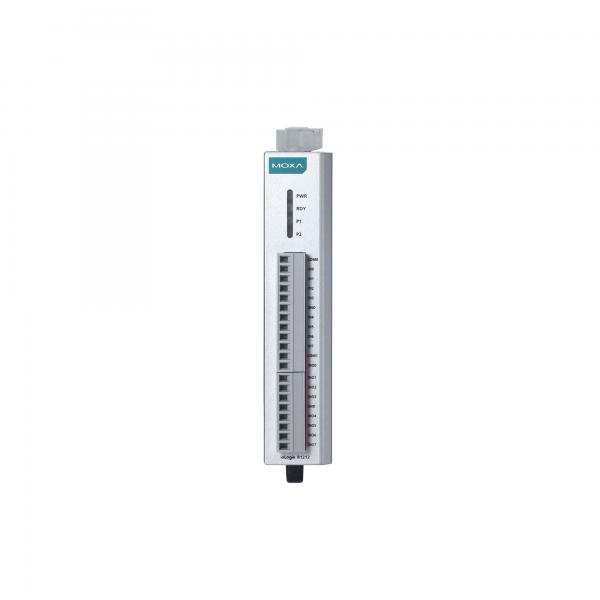 RS-485 remote I/O, 8 DIs, 8 DIOs, -10 to 75°C operating temperature.