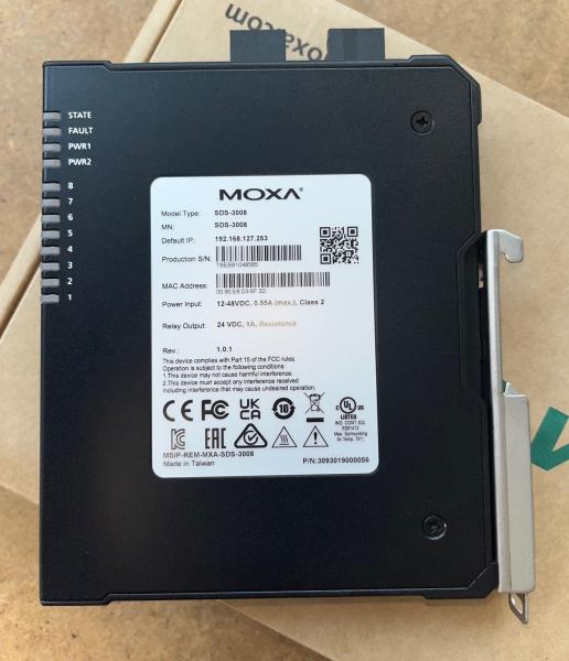 SDS-3008 Moxa Smart Ethernet Switch 8 Ports Fast Ethernet Metall 5