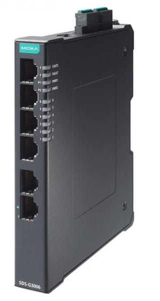 SDS-G3006-T, industrial smart Ethernet switch with 6-port of Gigabit Ethernet