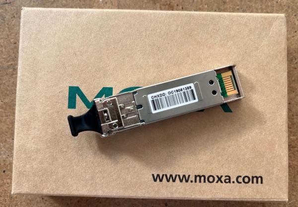 SFP Modul Moxa, 1Port Gigabit Duplex 1000BaseLX, LC/LC Buchsen 1