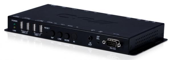 TCP/IP 4K Extender für HDMI o. VGA, USB und RS-232, PoE 2